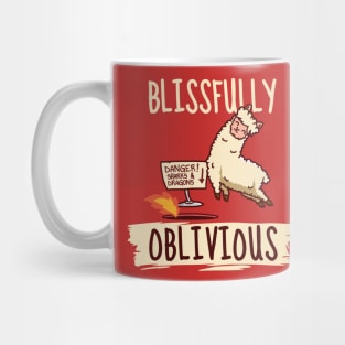 The Oblivious Llama Mug